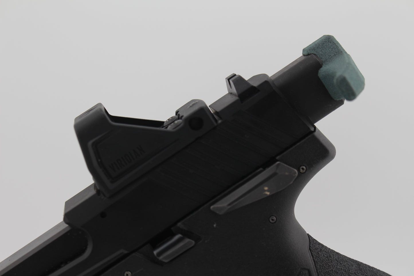 "Tombstone" Weighted Backplate/Rate Reducer MJF Printed Charging Handle