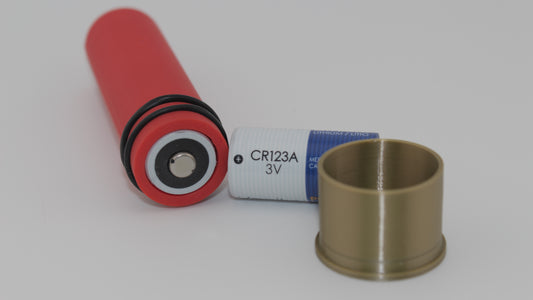 CR123A Battery Holder | Shotgun Shell Design