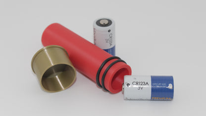 CR123A Battery Holder | Shotgun Shell Design